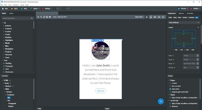 Offline Installer Download Bootstrap Studio 5