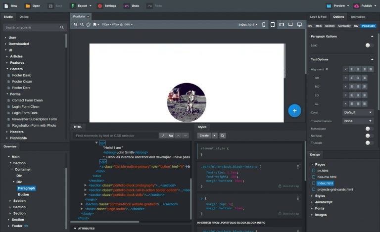 free download full version Bootstrap Studio 5